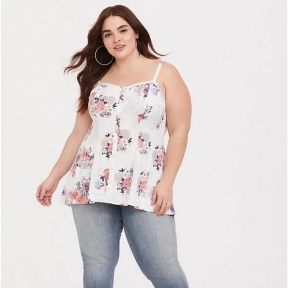 Torrid Challis Seamed Cami - Picture 1 of 6